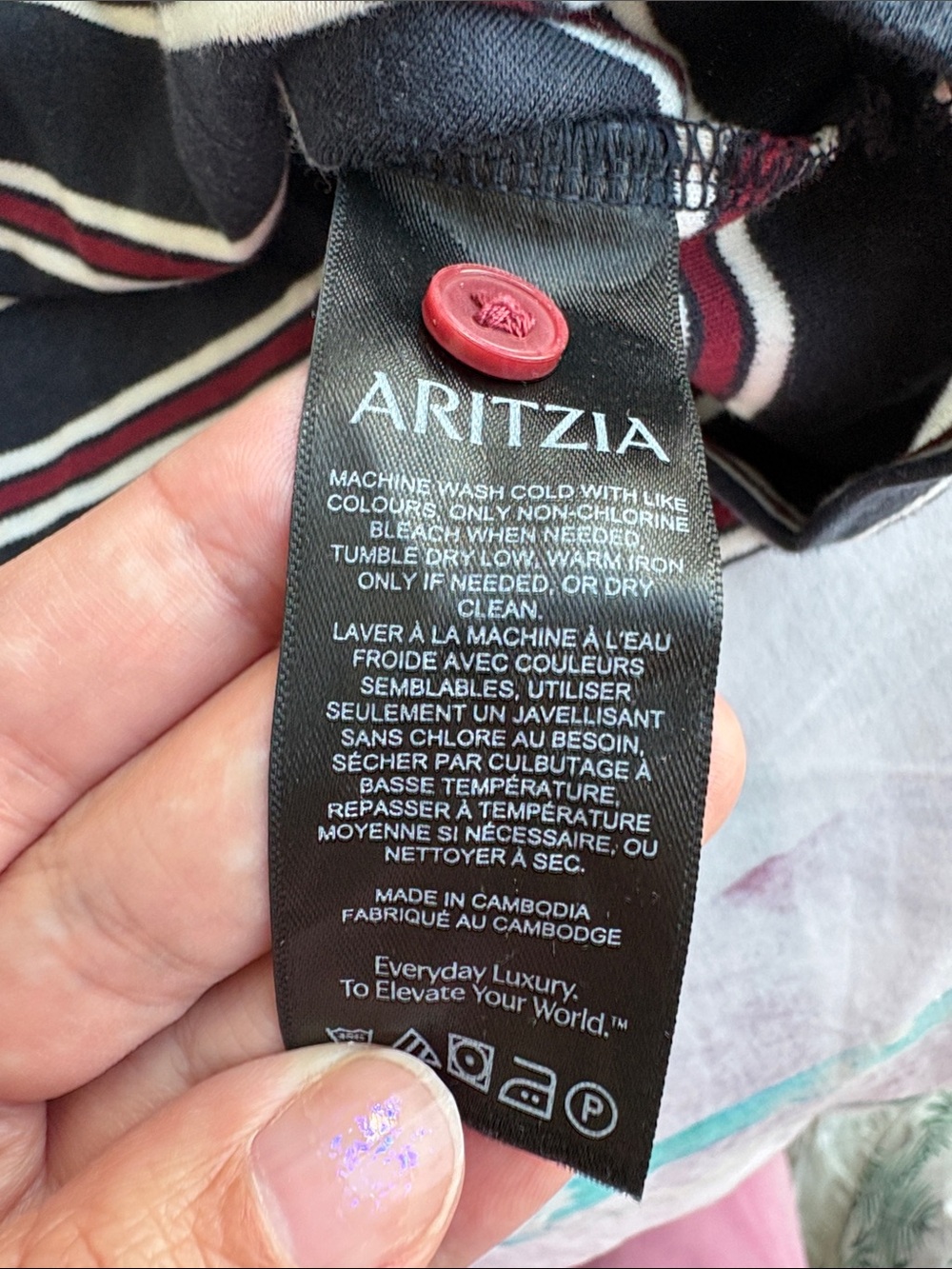 Aritzia Babaton InterLock Cotton Eton Longsleeve - Picture 5 of 9